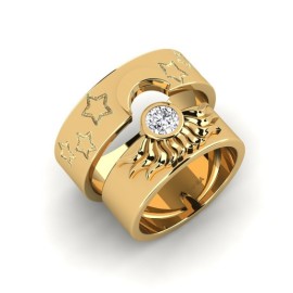 GLAMIRA Anillo Pretty Morning Set