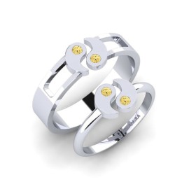 GLAMIRA Anillo Thachis Set